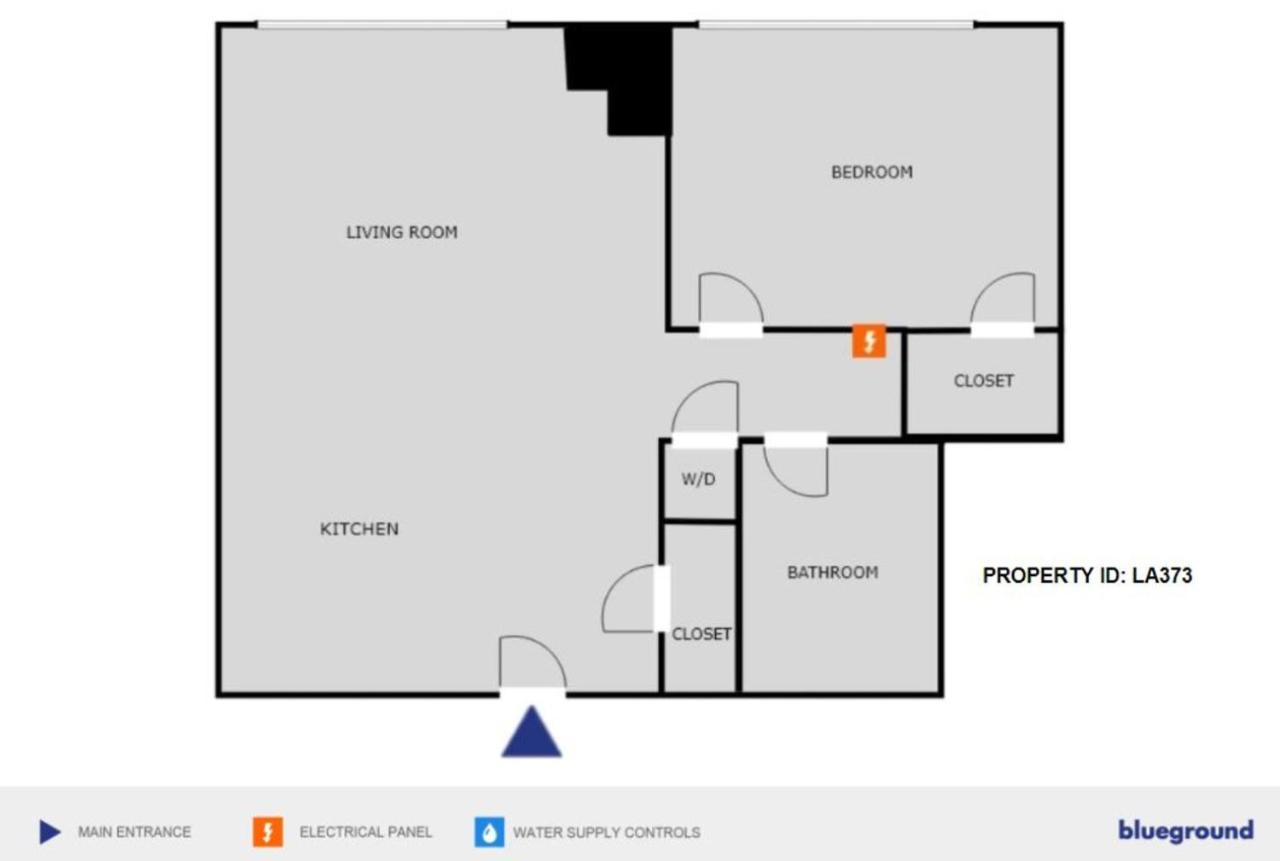 Apartamento Downtown 1br W Wd Nr Metro Center Lax-373 *